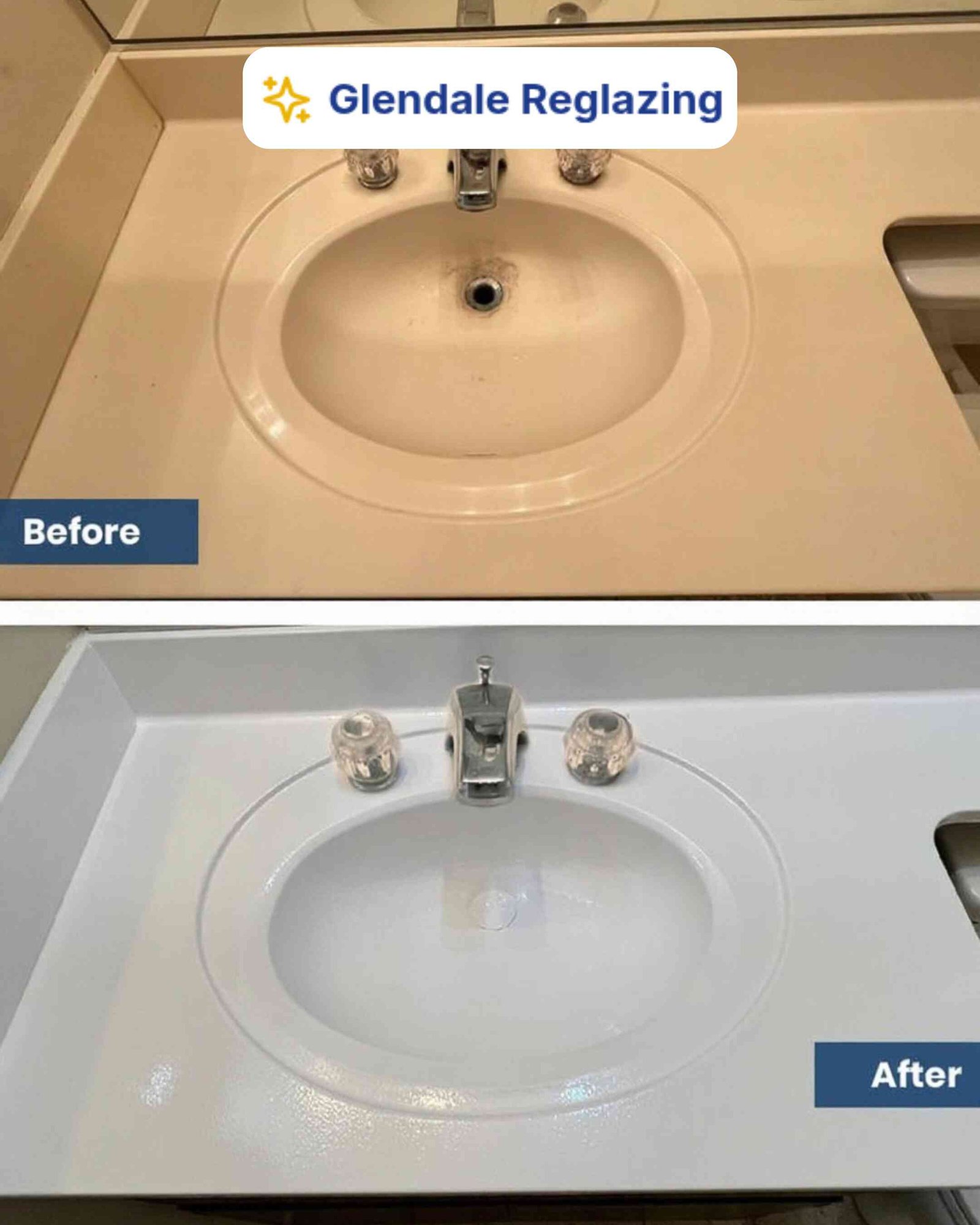 vanity countertop reglazing