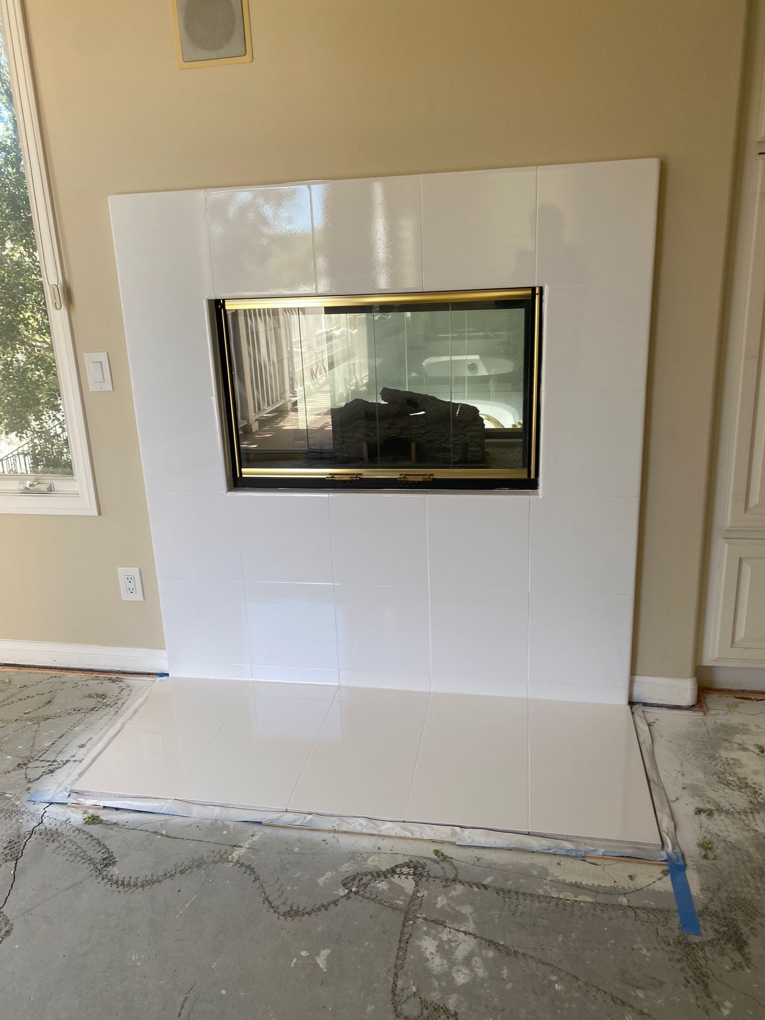 Tile walls reglazing